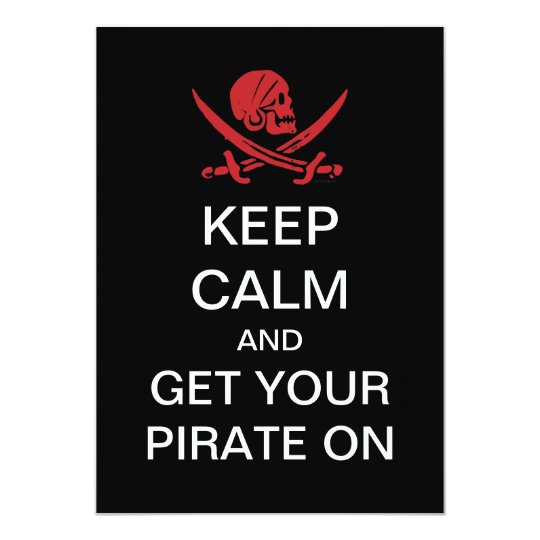 Talk Like A Pirate Day Party Invitations