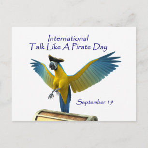 Talk Like a Pirate Day Postcard