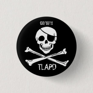 Talk Like a Pirate Day Round Button