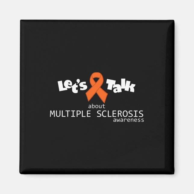 Talk Multiple Sclerosis Awareness  Magnet (Front)