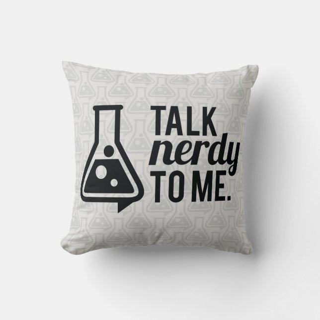Talk Nerdy Cushion (Front)