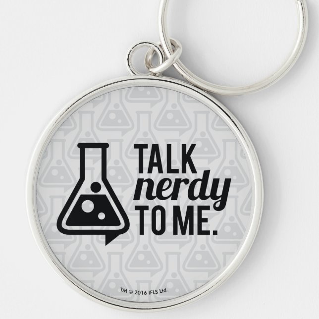 Talk Nerdy Key Ring (Front)