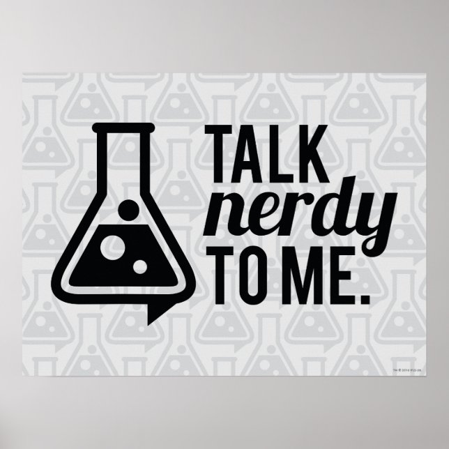 Talk Nerdy Poster (Front)