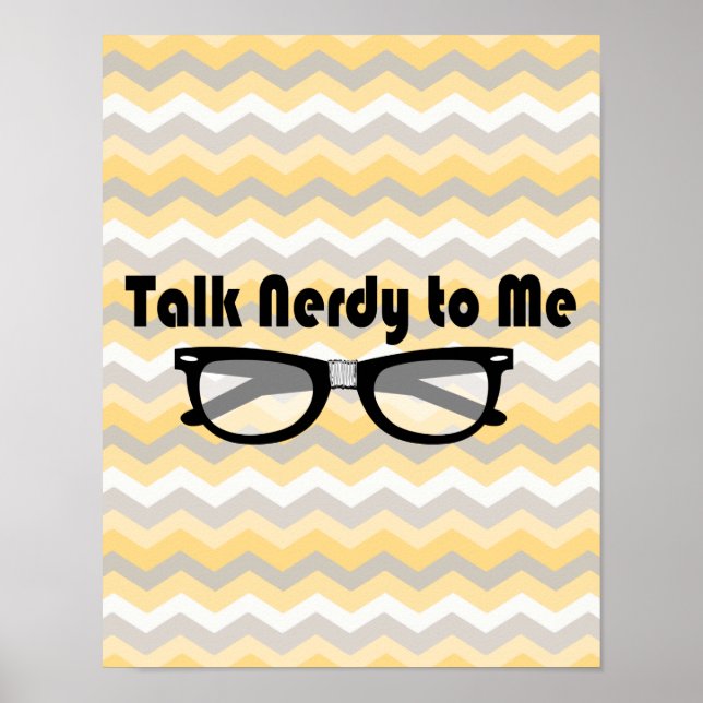 Talk Nerdy To Me Poster (Front)