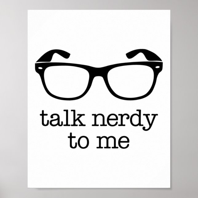 Talk Nerdy To Me  Poster (Front)