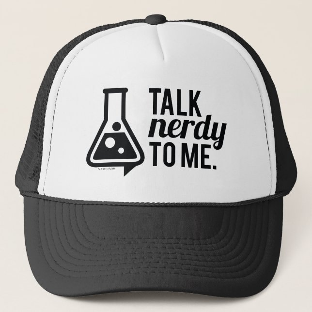 Talk Nerdy Trucker Hat (Front)