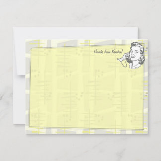 Talk of the Town Personalised Flat Note Cards