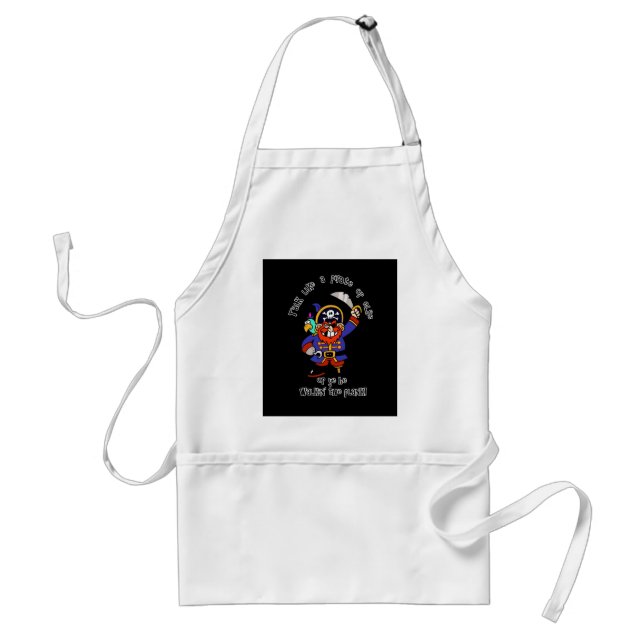 Talk Pirate or Walk The Plank - It's Pirate Day Standard Apron (Front)