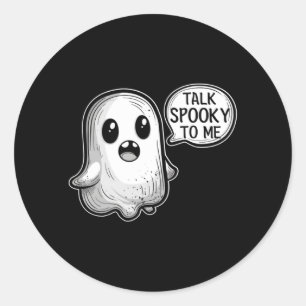 Talk Soky to Me Classic Round Sticker