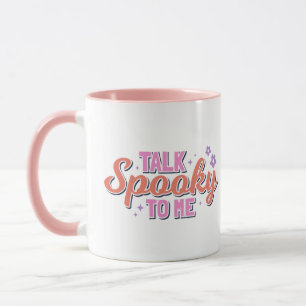 Talk Spooky To Me Modern Halloween Mug