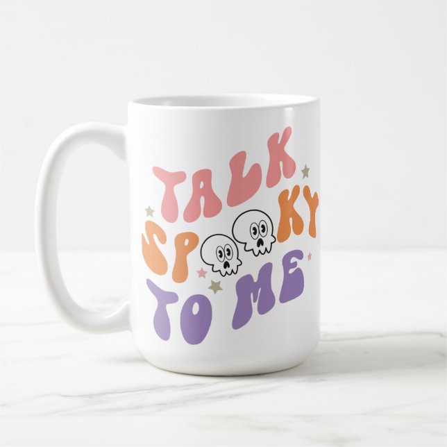 Talk Spooky To Me Mug (Left)