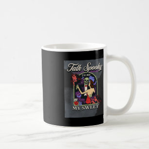 Talk Spooky to Me Vintage Retro Funny Halloween Pi Coffee Mug