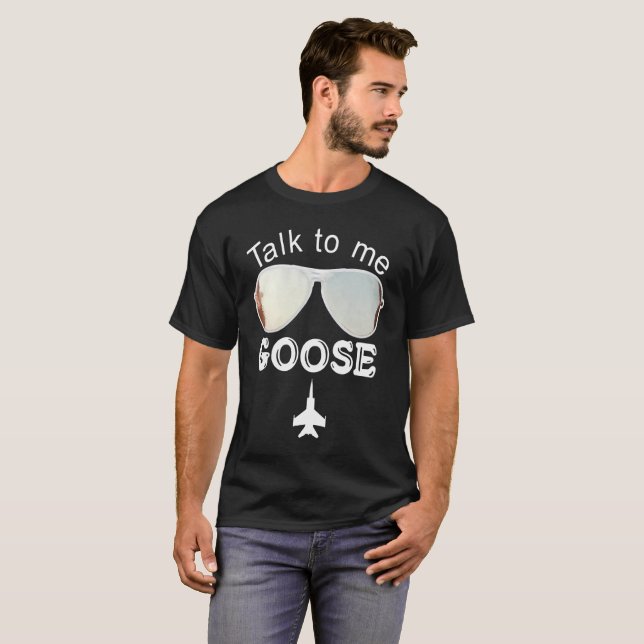 Talk to me Goose baby boy or girl   Gun T-Shirt (Front Full)