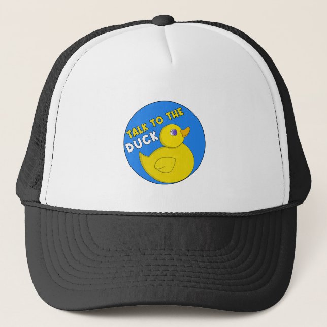 Talk to the Duck Trucker Hat (Front)