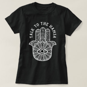 Talk to the Hamsa Yoga Shirt