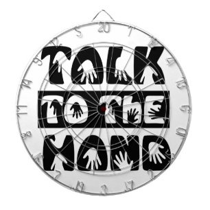 Talk To The Hand Dartboard