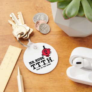 Talk To The Hand Key Ring