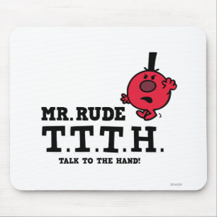 Talk To The Hand Mouse Pad