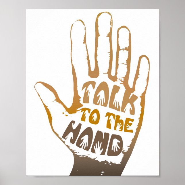 Talk To The Hand  Poster (Front)