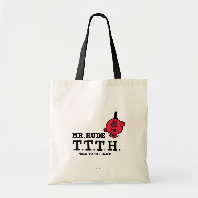 Talk To The Hand Tote Bag (Front)