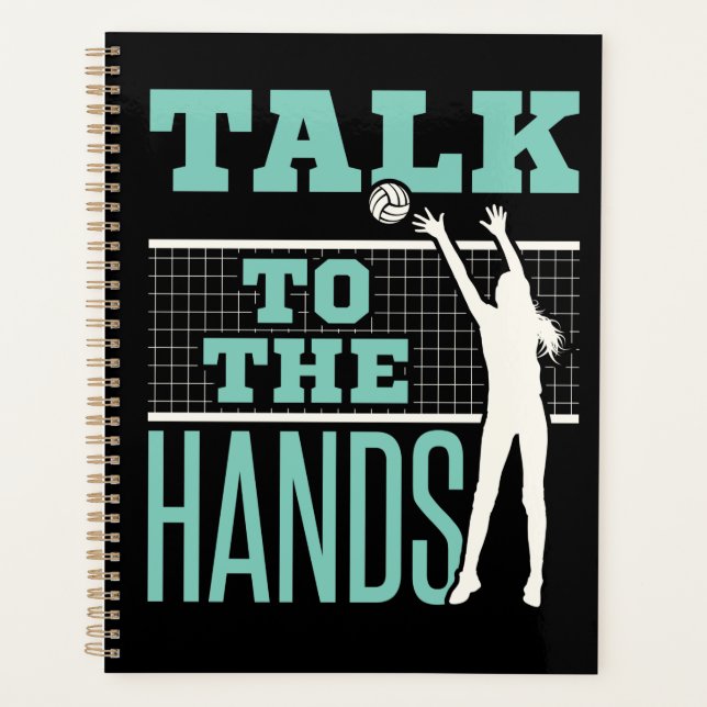 Talk to the Hands Volleyball Player Blocker Planner (Front)