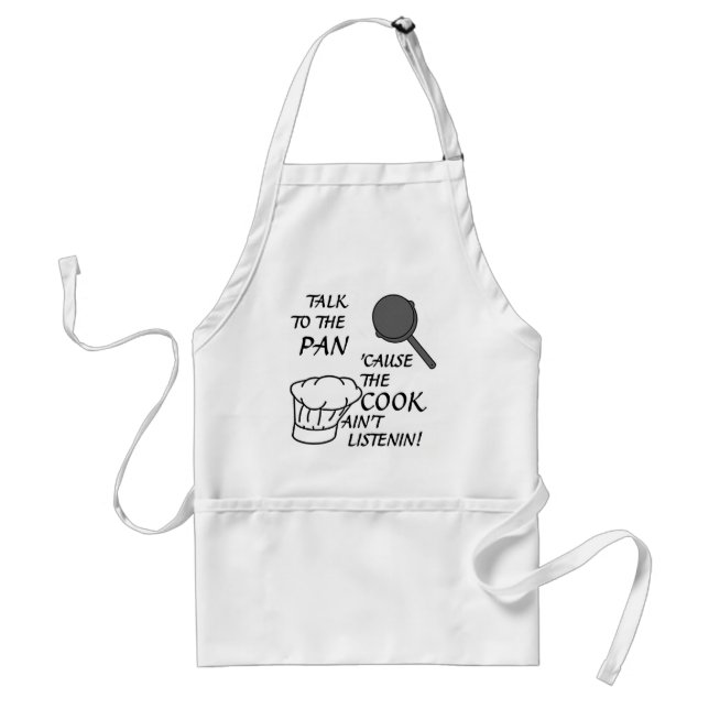 Talk To The Pan Apron (Front)