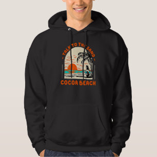Talk To The Sand Cocoa Beach Ocean Florida Beach B Hoodie