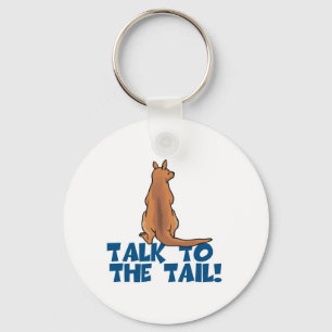 Talk to the Tail Kangaroo Key Ring