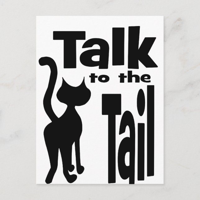 Talk to the Tail Postcard (Front)