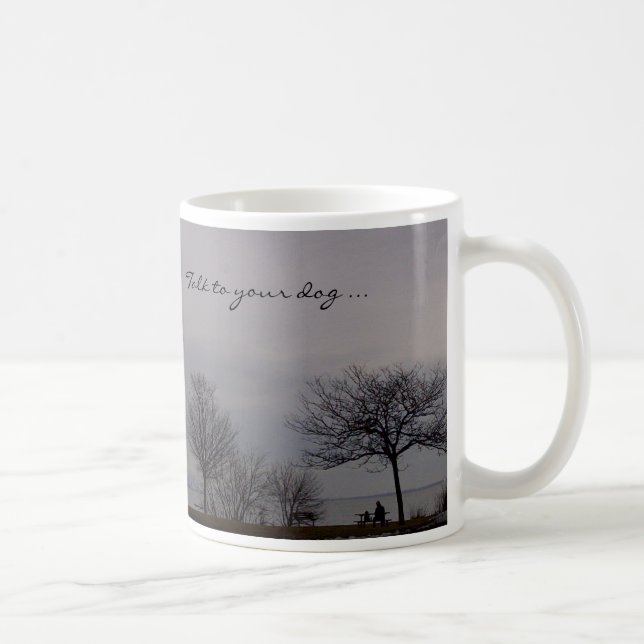 Talk to Your Dog Mug by RoseWrites (Right)