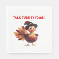 Talk Turkey To Me Funny Thanksgiving Design Classi