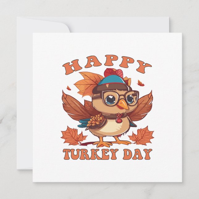 talk turkey to me Thanksgiving Invitation (Front)