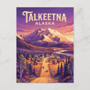 Talkeetna USA Postcard