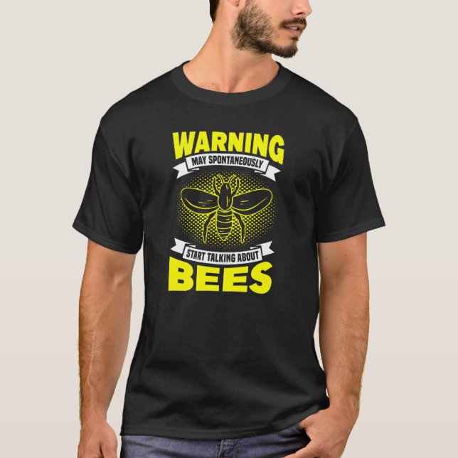 Talking About Bee Nature Wild Bee Hive Honeycomb T-Shirt (Front)