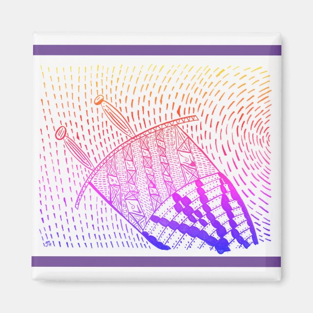 Talking Bees Magnet (Front)