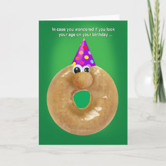 Talking Birthday Doughnut Card