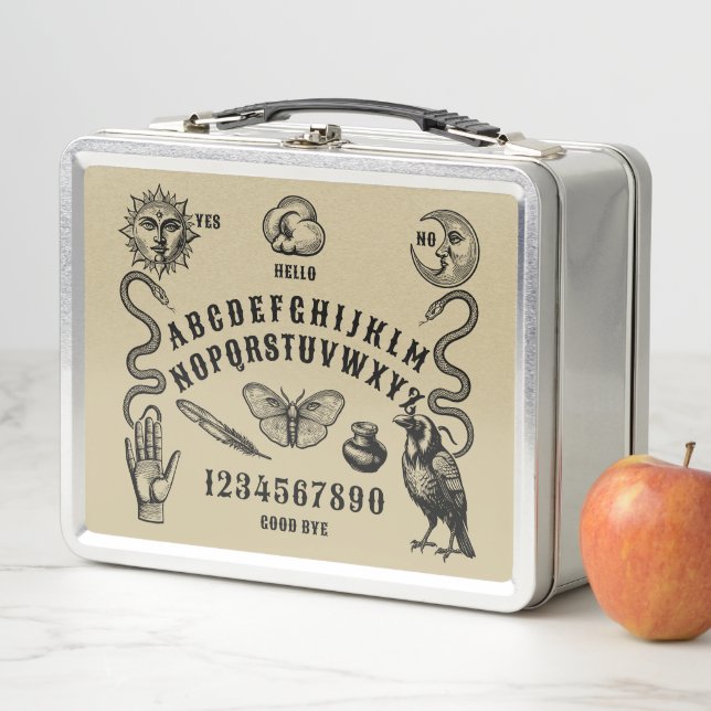Talking Board Spirit Communication Metal Lunch Box (In Situ)