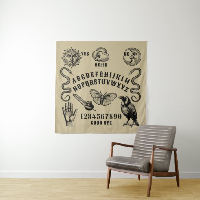 Talking Board Spirit Communication Tapestry (In Situ)