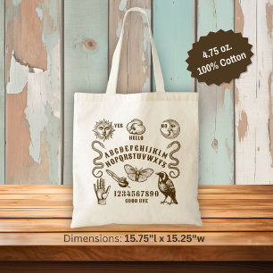 Talking Board Spirit Communication Tote Bag
