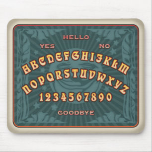 Talking Board (teal) Mouse Pad