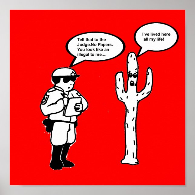 TALKING CACTUS POSTER (Front)