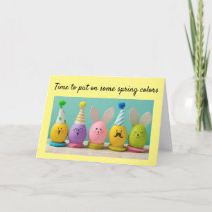 ***TALKING EASTER EGGS*** HOLIDAY CARD