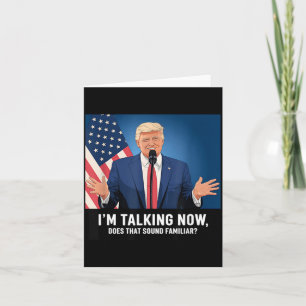 Talking Funny Donald Politigovernment Agencyn Card