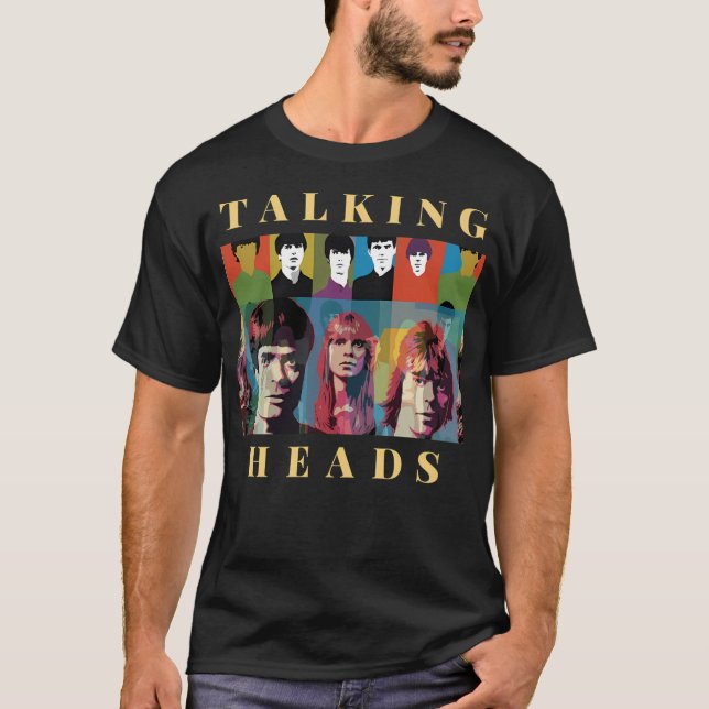Talking Heads Classic Retro T-Shirt (Front)
