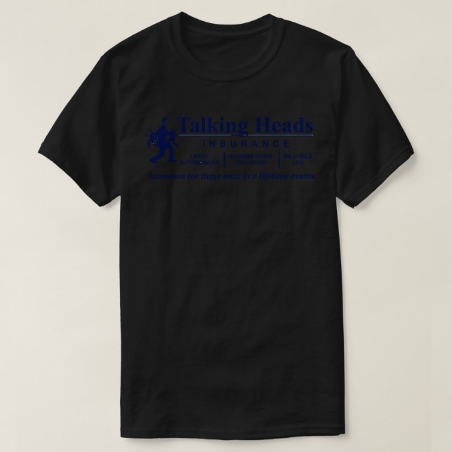 Talking Heads Insurance Tank Top (Design Front)
