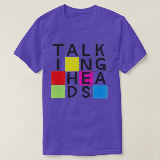 Talking Heads Retro Original Fan Art Design T-Shirt (Design Front)