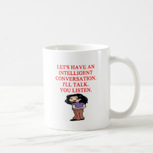 talking insult coffee mug