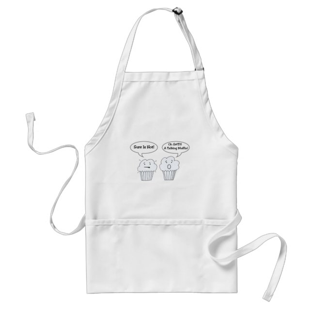 Talking Muffin Joke Apron (Front)