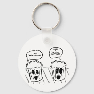 Talking Muffin Key Ring