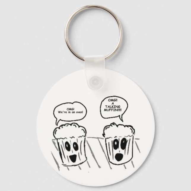 Talking Muffin Key Ring (Front)
